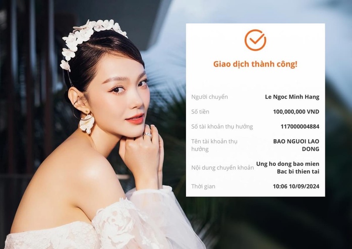 Văn nghệ sĩ đồng hành cùng Báo Người Lao Động giúp đỡ bà con vùng bão lũ
- Ảnh 1. Văn nghệ sĩ đồng hành cùng Báo Người Lao Động giúp đỡ bà con vùng bão lũ
- Ảnh 1.