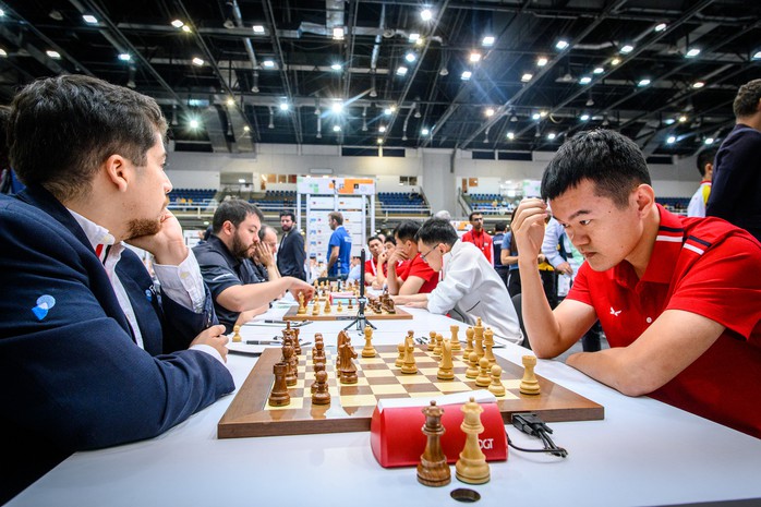 Lê Quang Liêm và Thảo Nguyên xuất trận, cờ vua Việt Nam toàn thắng vòng 2 Olympiad- Ảnh 5. Lê Quang Liêm và Thảo Nguyên xuất trận, cờ vua Việt Nam toàn thắng vòng 2 Olympiad- Ảnh 5.