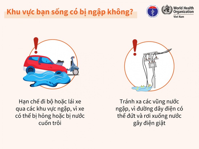 Những việc người dân cần làm để bảo vệ sức khoẻ mùa mưa lũ- Ảnh 4.
Những việc người dân cần làm để bảo vệ sức khoẻ mùa mưa lũ- Ảnh 4.