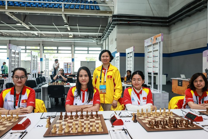 Cờ vua Việt Nam khởi đầu thành công ở Olympiad 2024- Ảnh 3. Cờ vua Việt Nam khởi đầu thành công ở Olympiad 2024- Ảnh 3.