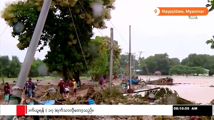 Myanmar, Thái Lan, Lào chiến đấu với lũ lụt hậu bão Yagi- Ảnh 5. Myanmar, Thái Lan, Lào chiến đấu với lũ lụt hậu bão Yagi- Ảnh 5.