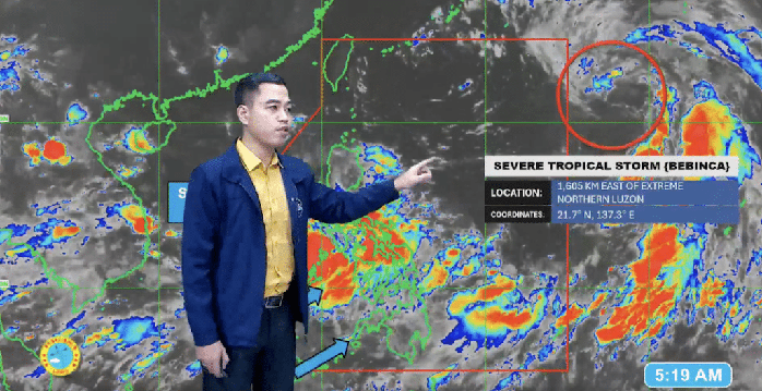 Philippines thông tin tiếp về diễn biến bão Bebinca- Ảnh 1. Philippines thông tin tiếp về diễn biến bão Bebinca- Ảnh 1.