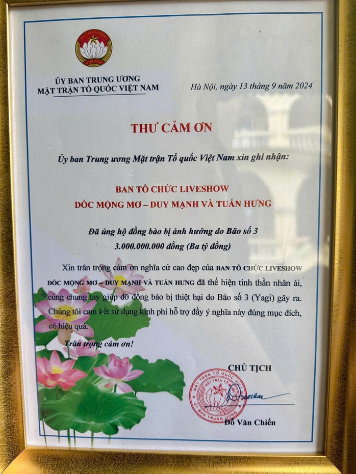 Tuấn Hưng nói được làm được- Ảnh 1. Tuấn Hưng nói được làm được- Ảnh 1.