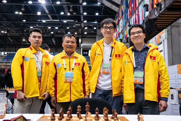 Olympiad cờ vua: Tuyển Việt Nam lập chiến tích lịch sử- Ảnh 2. Olympiad cờ vua: Tuyển Việt Nam lập chiến tích lịch sử- Ảnh 2.