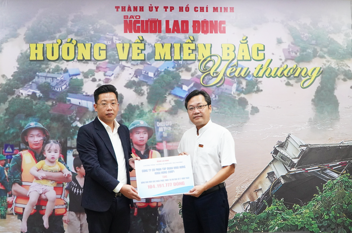 Khải Hưng CORP cùng Báo Người Lao Động "Hướng về miền Bắc yêu thương"- Ảnh 1. Khải Hưng CORP cùng Báo Người Lao Động "Hướng về miền Bắc yêu thương"- Ảnh 1.