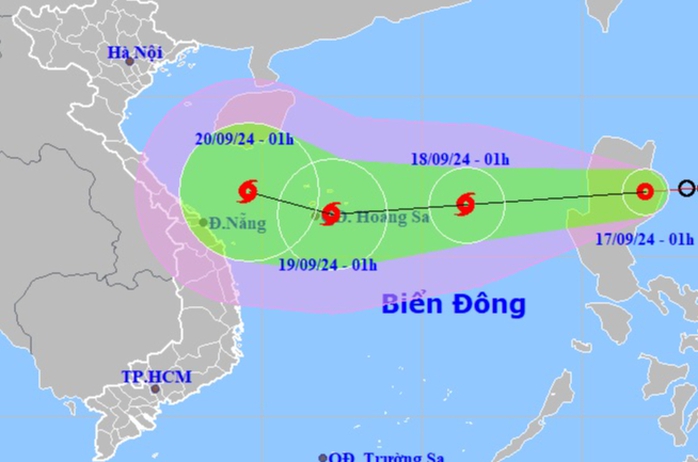 Bão sắp vào Biển Đông, các địa phương theo sát diễn biến - Ảnh 1. Bão sắp vào Biển Đông, các địa phương theo sát diễn biến - Ảnh 1.