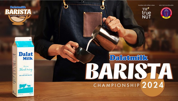 Cuộc thi Pha chế Chuyên nghiệp Dalatmilk Barista Championship 2024 chính thức khởi tranh, hứa hẹn sẽ trờ thành sân chơi cho những người đam mê cà phê và pha chế Cuộc thi Pha chế Chuyên nghiệp Dalatmilk Barista Championship 2024 chính thức khởi tranh, hứa hẹn sẽ trờ thành sân chơi cho những người đam mê cà phê và pha chế