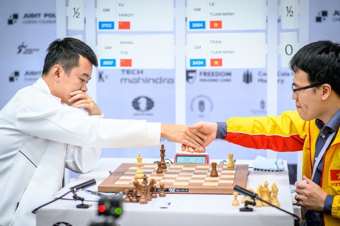 Lê Quang Liêm thắng nhà vô địch thế giới, tuyển Việt Nam bất bại tại Olympiad cờ vua 2024- Ảnh 5. Lê Quang Liêm thắng nhà vô địch thế giới, tuyển Việt Nam bất bại tại Olympiad cờ vua 2024- Ảnh 5.