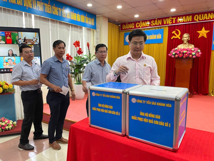 Công ty Yến sào Khánh Hòa phát động quyên góp hỗ trợ khắc phục bão số 3- Ảnh 4. Công ty Yến sào Khánh Hòa phát động quyên góp hỗ trợ khắc phục bão số 3- Ảnh 4.