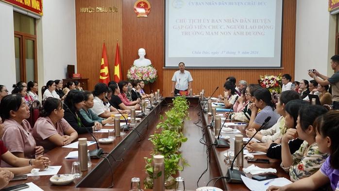 Thanh tra toàn diện Trường Mầm non Ánh Dương vụ "cơm giáo viên chỉ có 2 miếng chả"- Ảnh 1. Thanh tra toàn diện Trường Mầm non Ánh Dương vụ "cơm giáo viên chỉ có 2 miếng chả"- Ảnh 1.