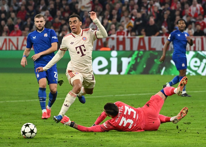 Harry Kane lập "cú poker", Bayern Munich đè bẹp Dinamo Zagreb 9-2 ở Champions League- Ảnh 4. Harry Kane lập "cú poker", Bayern Munich đè bẹp Dinamo Zagreb 9-2 ở Champions League- Ảnh 4.