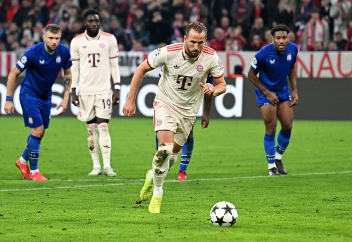 Harry Kane lập "cú poker", Bayern Munich đè bẹp Dinamo Zagreb 9-2 ở Champions League- Ảnh 1. Harry Kane lập "cú poker", Bayern Munich đè bẹp Dinamo Zagreb 9-2 ở Champions League- Ảnh 1.