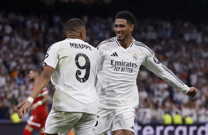Mbappe khai hỏa, Real Madrid mở màn chật vật tại Champions League- Ảnh 3. Mbappe khai hỏa, Real Madrid mở màn chật vật tại Champions League- Ảnh 3.