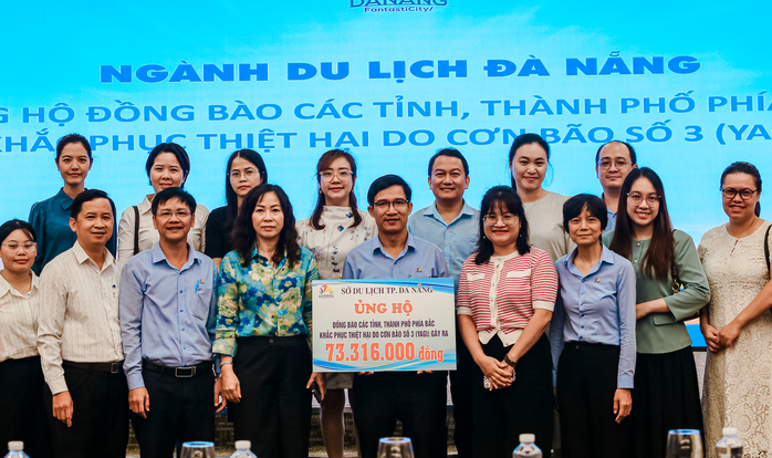 Ngành du lịch Đà Nẵng quyên góp hơn 2 tỉ đồng ủng hộ miền Bắc- Ảnh 1. Ngành du lịch Đà Nẵng quyên góp hơn 2 tỉ đồng ủng hộ miền Bắc- Ảnh 1.