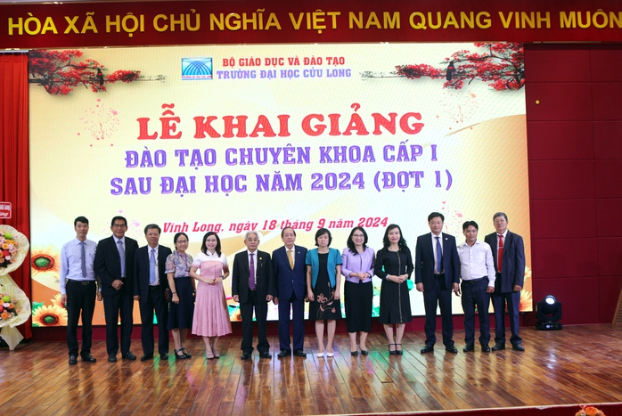 Trường Đại học Cửu Long khai giảng lớp chuyên khoa cấp I đầu tiên của trường- Ảnh 5. Trường Đại học Cửu Long khai giảng lớp chuyên khoa cấp I đầu tiên của trường- Ảnh 5.