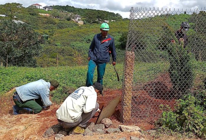Đạp phải "bẫy" kim tiêm gỉ sét khi giải tỏa đất lâm nghiệp bị lấn chiếm- Ảnh 1. Đạp phải "bẫy" kim tiêm gỉ sét khi giải tỏa đất lâm nghiệp bị lấn chiếm- Ảnh 1.