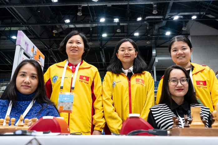 Lê Tuấn Minh giành HCĐ bàn 3, cờ vua Việt Nam xếp hạng 23 tại Olympiad 2024- Ảnh 3. Lê Tuấn Minh giành HCĐ bàn 3, cờ vua Việt Nam xếp hạng 23 tại Olympiad 2024- Ảnh 3.