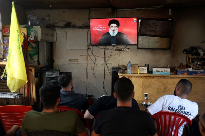 Điểm nóng xung đột ngày 20-9: Thủ lĩnh Hezbollah phát biểu, máy bay Israel rít trên trời Lebanon- Ảnh 1. Điểm nóng xung đột ngày 20-9: Thủ lĩnh Hezbollah phát biểu, máy bay Israel rít trên trời Lebanon- Ảnh 1.