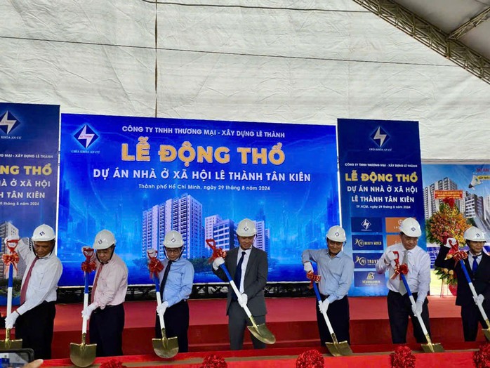 Lễ động thổ dự án nhà ở xã hội Lê Thành Tân Kiên được cho là một trong những chỉ báo tích cực cho những dự án tương tự Lễ động thổ dự án nhà ở xã hội Lê Thành Tân Kiên được cho là một trong những chỉ báo tích cực cho những dự án tương tự