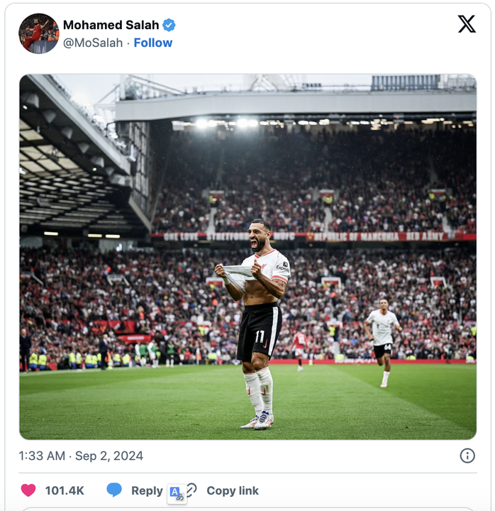 Mohamed Salah tận hưởng mùa giải cuối cùng với Liverpool- Ảnh 5. Mohamed Salah tận hưởng mùa giải cuối cùng với Liverpool- Ảnh 5.