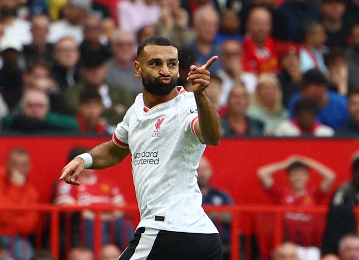 Mohamed Salah tận hưởng mùa giải cuối cùng với Liverpool- Ảnh 1. Mohamed Salah tận hưởng mùa giải cuối cùng với Liverpool- Ảnh 1.