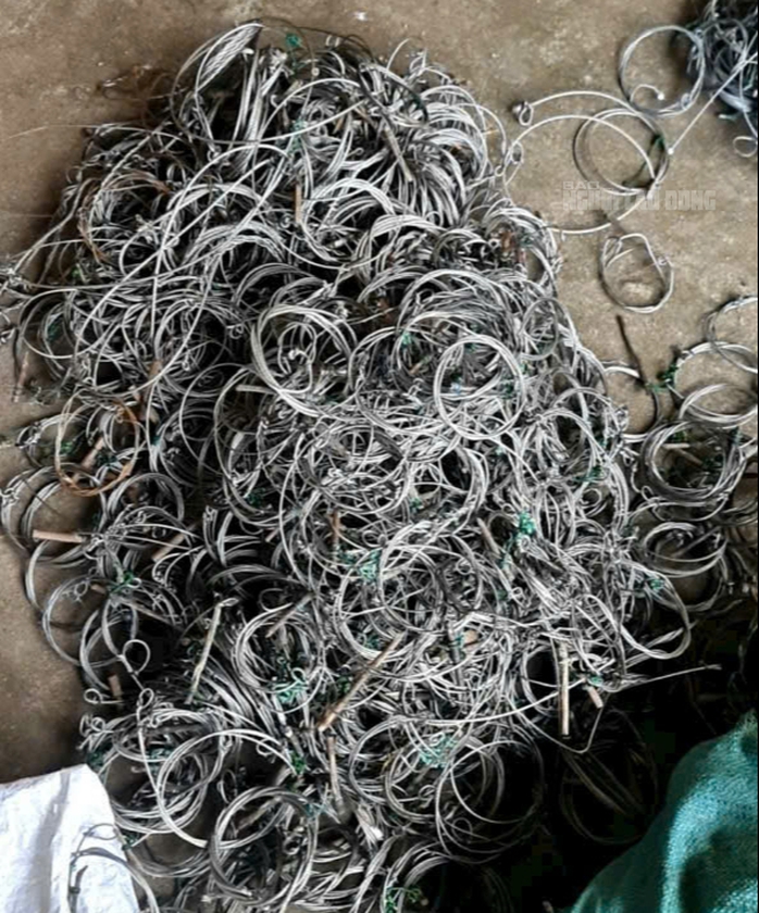 ĐỘC LẠ: Ngắm nhìn "kỳ lân châu Á" được tái hiện từ 5.000 dây bẫy thú rừng- Ảnh 5. ĐỘC LẠ: Ngắm nhìn "kỳ lân châu Á" được tái hiện từ 5.000 dây bẫy thú rừng- Ảnh 5.