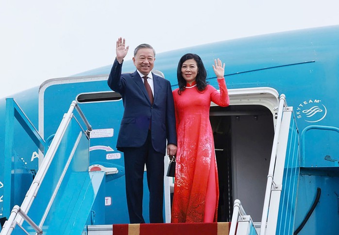 Tổng Bí thư, Chủ tịch nước Tô Lâm và phu nhân cùng đoàn đại biểu cấp cao Việt Nam bắt đầu chuyến làm việc tại Mỹ và thăm cấp nhà nước tới Cuba. Ảnh: TTXVN Tổng Bí thư, Chủ tịch nước Tô Lâm và phu nhân cùng đoàn đại biểu cấp cao Việt Nam bắt đầu chuyến làm việc tại Mỹ và thăm cấp nhà nước tới Cuba. Ảnh: TTXVN