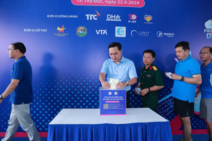 Giải Pickleball - Chia sẻ với đồng bào bị thiệt hại do bão số 3- Ảnh 1. Giải Pickleball - Chia sẻ với đồng bào bị thiệt hại do bão số 3- Ảnh 1.