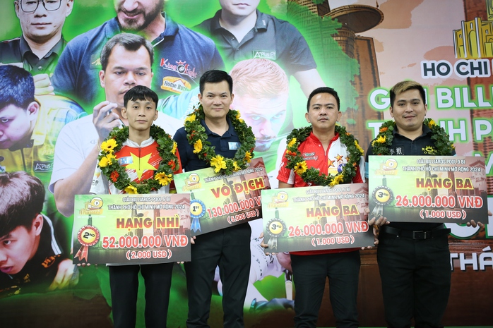 Yu Si Li vô địch vòng loại Giải billiards pool HCMC Open 2024- Ảnh 4. Yu Si Li vô địch vòng loại Giải billiards pool HCMC Open 2024- Ảnh 4.