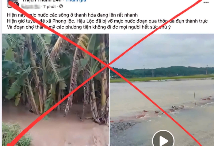 Thanh Hóa "bác" thông tin vỡ đê - Ảnh 1. Thanh Hóa "bác" thông tin vỡ đê - Ảnh 1.