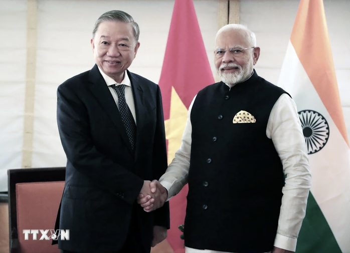 Thủ tướng Modi mời Tổng Bí thư, Chủ tịch nước Tô Lâm thăm Ấn Độ- Ảnh 1. Thủ tướng Modi mời Tổng Bí thư, Chủ tịch nước Tô Lâm thăm Ấn Độ- Ảnh 1.