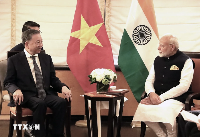 Thủ tướng Modi mời Tổng Bí thư, Chủ tịch nước Tô Lâm thăm Ấn Độ- Ảnh 3. Thủ tướng Modi mời Tổng Bí thư, Chủ tịch nước Tô Lâm thăm Ấn Độ- Ảnh 3.