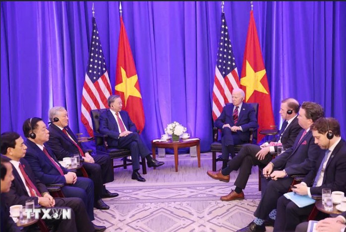 Tổng Bí thư, Chủ tịch nước Tô Lâm gặp Tổng thống Mỹ Joe Biden- Ảnh 6. Tổng Bí thư, Chủ tịch nước Tô Lâm gặp Tổng thống Mỹ Joe Biden- Ảnh 6.