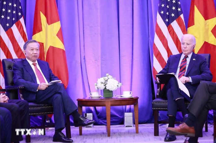 Tổng Bí thư, Chủ tịch nước Tô Lâm gặp Tổng thống Mỹ Joe Biden- Ảnh 1. Tổng Bí thư, Chủ tịch nước Tô Lâm gặp Tổng thống Mỹ Joe Biden- Ảnh 1.