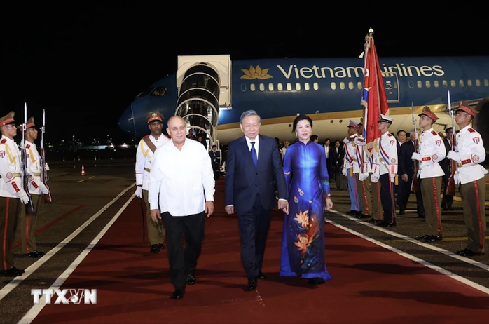 Tổng Bí thư, Chủ tịch nước Tô Lâm đến La Habana, bắt đầu thăm cấp Nhà nước Cộng hoà Cuba- Ảnh 3. Tổng Bí thư, Chủ tịch nước Tô Lâm đến La Habana, bắt đầu thăm cấp Nhà nước Cộng hoà Cuba- Ảnh 3.