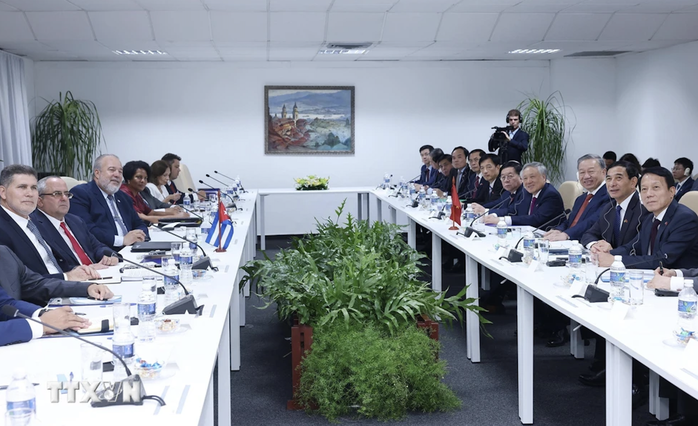 Tổng Bí thư, Chủ tịch nước Tô Lâm hội kiến Thủ tướng Cuba- Ảnh 5. Tổng Bí thư, Chủ tịch nước Tô Lâm hội kiến Thủ tướng Cuba- Ảnh 5.