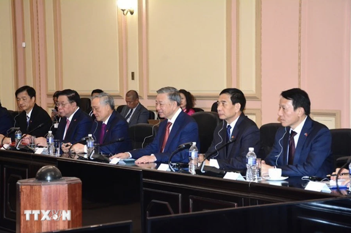 Tổng Bí thư, Chủ tịch nước Tô Lâm hội kiến Chủ tịch Quốc hội Cuba- Ảnh 4. Tổng Bí thư, Chủ tịch nước Tô Lâm hội kiến Chủ tịch Quốc hội Cuba- Ảnh 4.