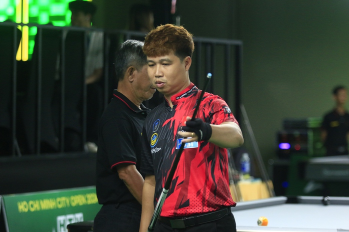 Cơ thủ hạng 3 thế giới bị loại sớm tại Giải billiards pool HCMC Open 2024- Ảnh 5. Cơ thủ hạng 3 thế giới bị loại sớm tại Giải billiards pool HCMC Open 2024- Ảnh 5.
