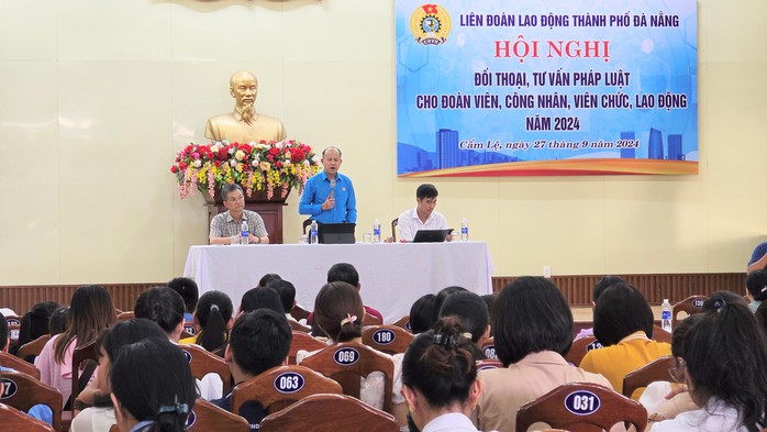 Giải đáp thắc mắc pháp luật, BHXH cho công nhân Đà Nẵng qua đối thoại- Ảnh 1. Giải đáp thắc mắc pháp luật, BHXH cho công nhân Đà Nẵng qua đối thoại- Ảnh 1.