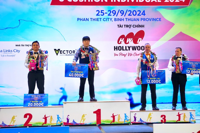 Trần Thanh Lực về nhì giải Billiards Carom 3 băng thế giới 2024- Ảnh 1. Trần Thanh Lực về nhì giải Billiards Carom 3 băng thế giới 2024- Ảnh 1.