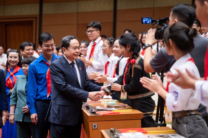 Phiên họp giả định "Quốc hội trẻ em" chất vấn về phòng, chống bạo lực học đường- Ảnh 1.