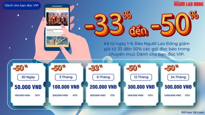 Đọc bài "Dành cho bạn đọc VIP", đăng ký tài khoản và nhận quà tặng hấp dẫn- Ảnh 3. Đọc bài "Dành cho bạn đọc VIP", đăng ký tài khoản và nhận quà tặng hấp dẫn- Ảnh 3.