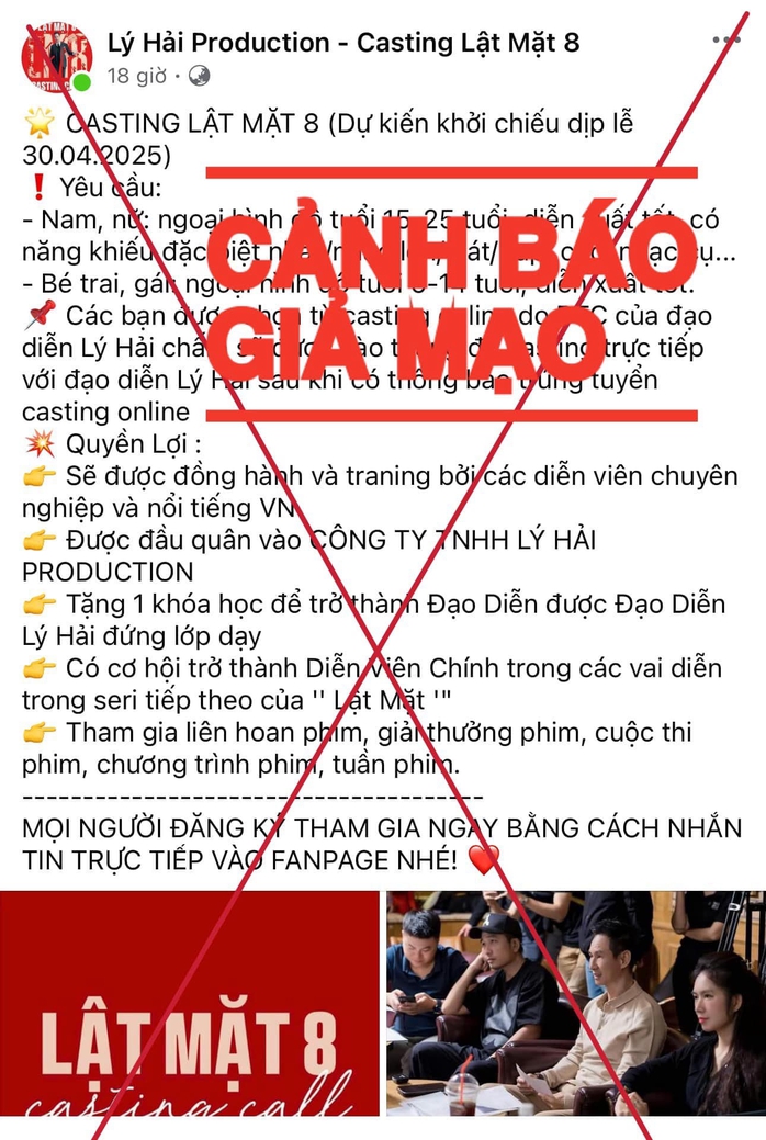 Lý Hải - Minh Hà cảnh báo thủ đoạn giả mạo đoàn phim để lừa tiền- Ảnh 4. Lý Hải - Minh Hà cảnh báo thủ đoạn giả mạo đoàn phim để lừa tiền- Ảnh 4.