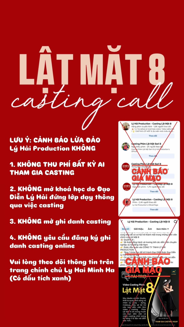 Lý Hải - Minh Hà cảnh báo thủ đoạn giả mạo đoàn phim để lừa tiền- Ảnh 2. Lý Hải - Minh Hà cảnh báo thủ đoạn giả mạo đoàn phim để lừa tiền- Ảnh 2.