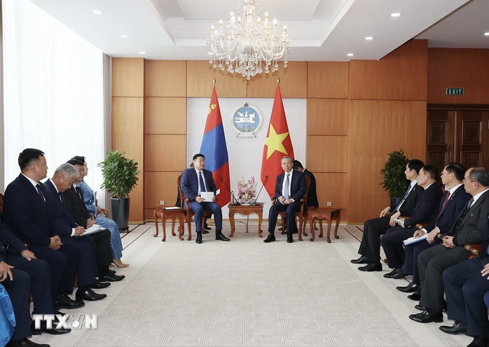 Tổng Bí thư, Chủ tịch nước Tô Lâm hội kiến Thủ tướng Mông Cổ- Ảnh 3. Tổng Bí thư, Chủ tịch nước Tô Lâm hội kiến Thủ tướng Mông Cổ- Ảnh 3.
