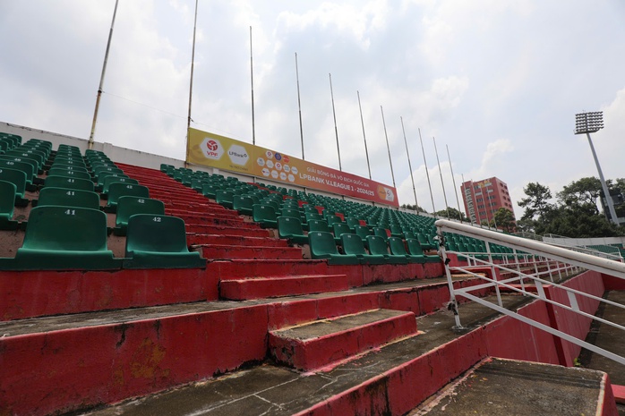 Loạt ảnh hiện trạng xuống cấp của sân vận động Thống Nhất- Ảnh 3. Loạt ảnh hiện trạng xuống cấp của sân vận động Thống Nhất- Ảnh 3.