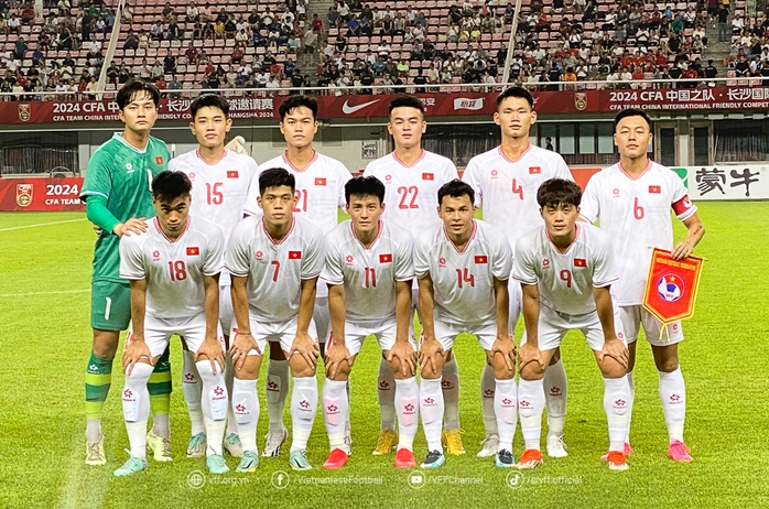 U22 Việt Nam thua đáng tiếc trước chủ nhà Trung Quốc- Ảnh 1. U22 Việt Nam thua đáng tiếc trước chủ nhà Trung Quốc- Ảnh 1.