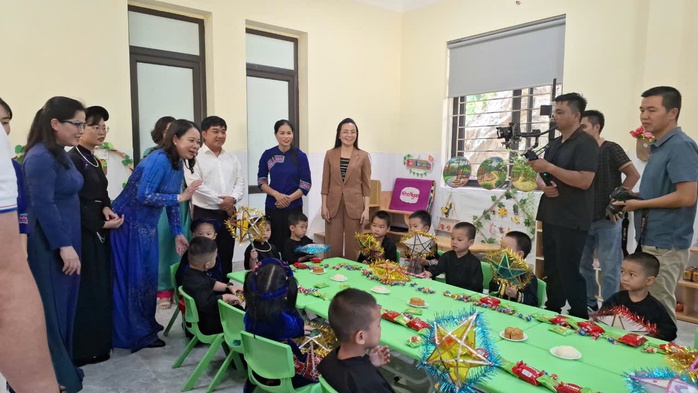 Khánh thành trường Mầm non Pác Bó do Tổng Bí thư, Chủ tịch nước Tô Lâm tặng- Ảnh 5. Khánh thành trường Mầm non Pác Bó do Tổng Bí thư, Chủ tịch nước Tô Lâm tặng- Ảnh 5.