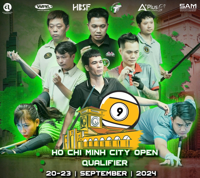 Hấp dẫn Giải billiards pool TP HCM mở rộng 2024- Ảnh 1. Hấp dẫn Giải billiards pool TP HCM mở rộng 2024- Ảnh 1.