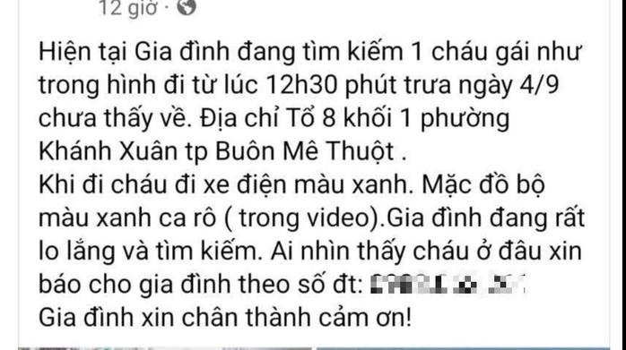 Diễn biến mới vụ nữ sinh 14 tuổi rời nhà trước lễ khai giảng- Ảnh 1. Diễn biến mới vụ nữ sinh 14 tuổi rời nhà trước lễ khai giảng- Ảnh 1.